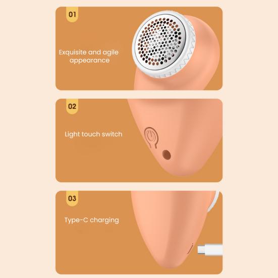 Электрическая машинка для удаления катышков Простая в использовании Электрическая бритва для ткани Перезаряжаемая Беспроводная машинка для удаления катышков с одежды и свитеров