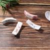 Chopstick rest 8-piece set cute stylish pillow stand cutlery holder plum blossom Japanese style pattern ceramic tableware
