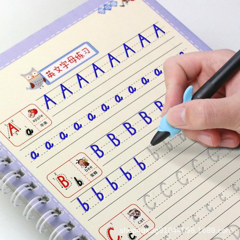 Детская цифровая каллиграфическая книга для практики: Groove Learning Numbers и Magic Tracing