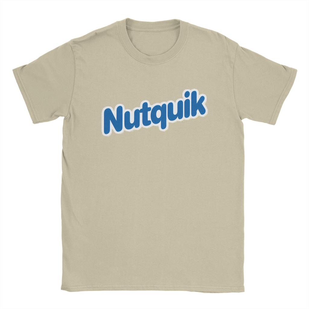 Мужские футболки Nesquik Шоколадное Молоко Чистый Хлопок Повседневные с Коротким Рукавом С Круглым Вырезом Новое Поступление Футболки