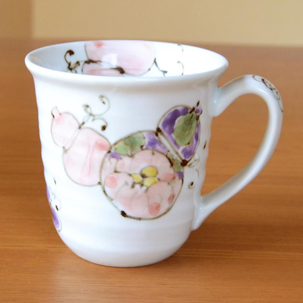 Благоприятный подарок для бабушки, подарок на день рождения, кружка из Ариты с красным цветком и дизайном из шести тыкв, с открыткой, в деревянной коробке.