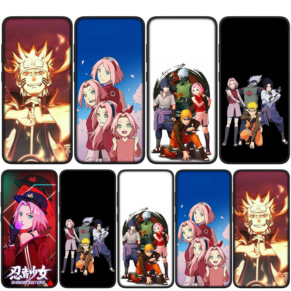 Чехол для iPhone 16 15 Xiaomi Redmi Note 14 13 12 11 Pro Max X 8 16e Samsung Galaxy S25 S24 S23 Moto OPPO Huawei аниме Харуно Сакура Наруто чехол для телефона