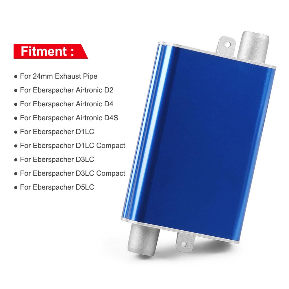 24 мм глушитель, модернизированный зажим, кронштейн для автомобиля, воздушный дизельный стояночный обогреватель, алюминий для Webasto Eberspacher