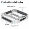 Desktop Stand Computer Riser Dustproof Base Heat Dissipation Bracket Aluminum Alloy Cooling Holder Dock for Mac mini M4/M4 Pro