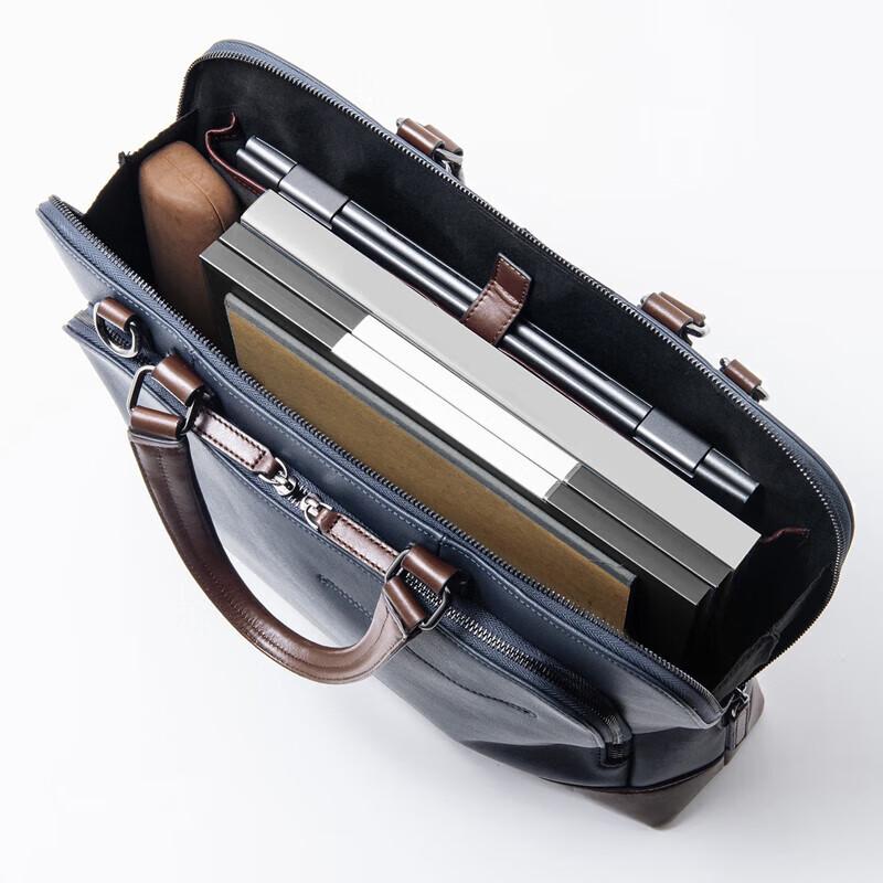 Кожаная деловая сумка-трансформер для ноутбука Sanwa