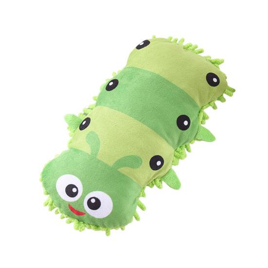 Yousheng Mop Insect Squeaky Plush Dog Toy Ladybug Caterpillar Shape Stuffed Crinkle Puppy Chew Toy for Small Dogs