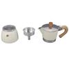 3 Cup/6 Cup Moka Coffee Pot Aluminum Manual Coffee Percolator  For Cappuccino