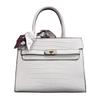 2025 High-End Crocodile Pattern Fashionable Large Capacity Shoulder and Crossbody Tote Handbag