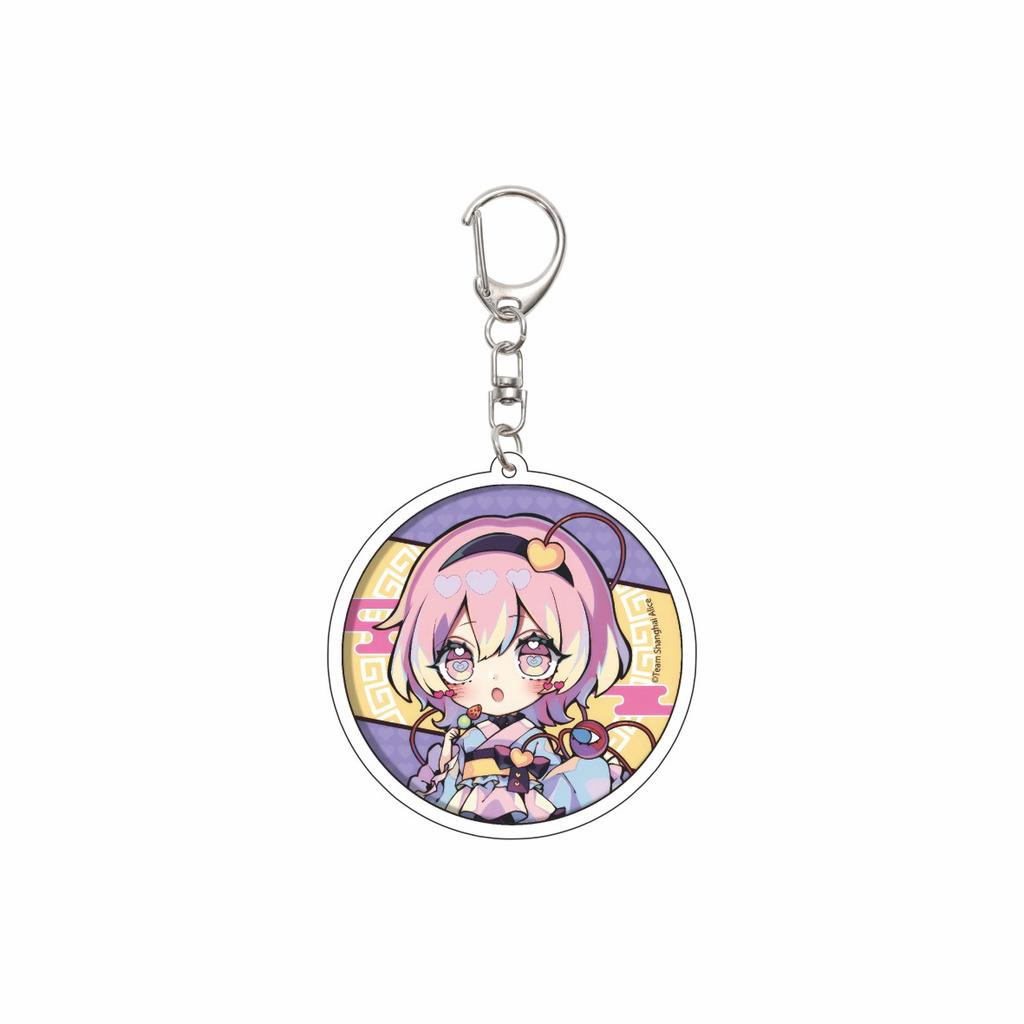 55MM Аниме Проект Touhou Брелок Saigyouji Yuyuko/Kirisame Marisa Брелок Акриловая Модель Пластина Рождественские Подарки