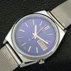 REFURBISHED VINTAGE SEIKO EXPO 70 AUTOMATIC JAPAN MENS BLUE DIAL WATCH A433582-2 R117-a433582