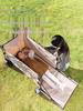 SunnyFeel Shanmen Camper Van Folding Cart - Portable, Large Capacity, Rear Opening for Outdoor Camping.