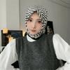 65x65cm Square Scarf Soft Cotton Waist Scarf Neck Protection Women Neckerchief  Women Fashion