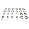 4 Sets Trailer Axle Bearing Kit 6000 To 7000lb Steel Alloy Trailer Wheel Hub Bearing Set with Cotter