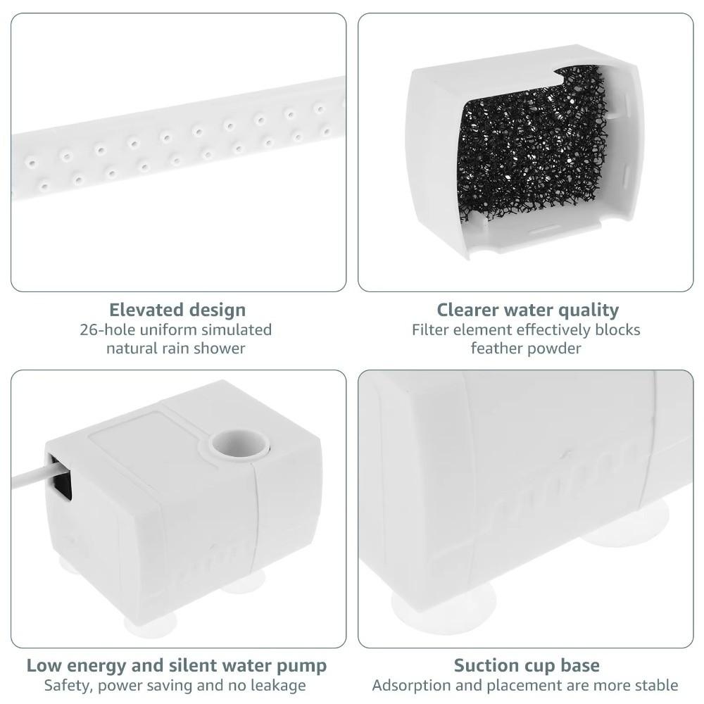 Циркулирующая вода Циркулирующая вода Ванна Автоматические Товары для птиц Попугаи Ванна