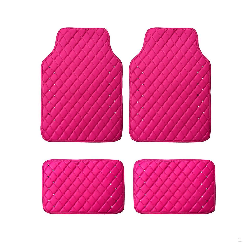 4 шт. автомобильные коврики водонепроницаемые высокопроизводительные автомобильные для внедорожников фургонов автомобилей транспортных средств