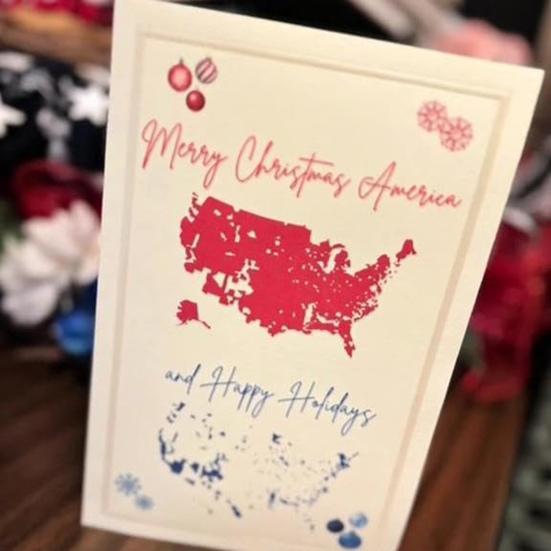 1/10/20/30 шт. Счастливого Рождества Америка Открытки Патриотические праздничные поздравительные открытки Президентские выборы Рождественские открытки для рождественской новогодней вечеринки
