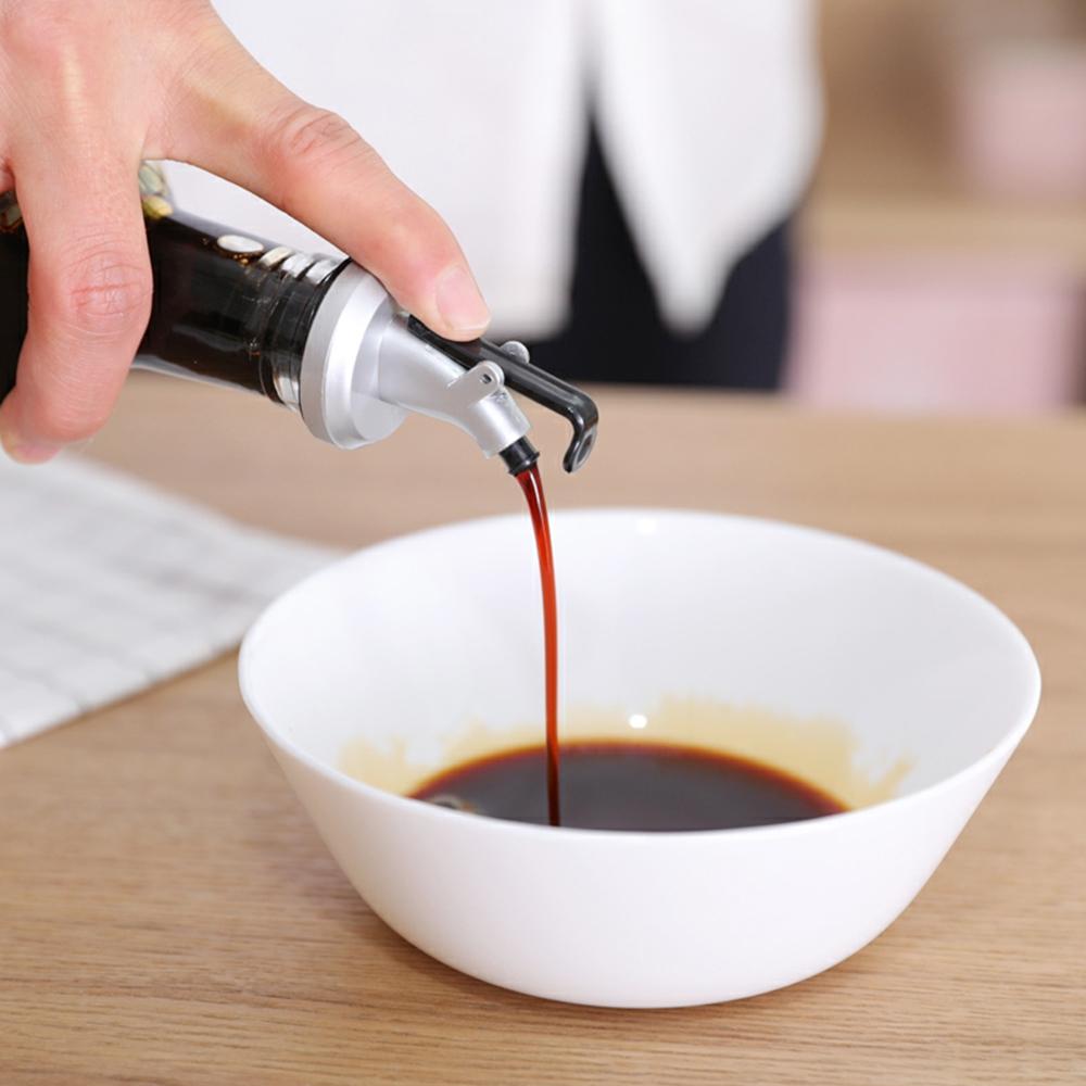 Нержавеющая сталь Наливщик для вина Пробка для оливкового масла Крышка Дозатор Носик Соус Уксус Автоматическое открытие Наливной носик Насадка Пробка для бутылки вина и ликера