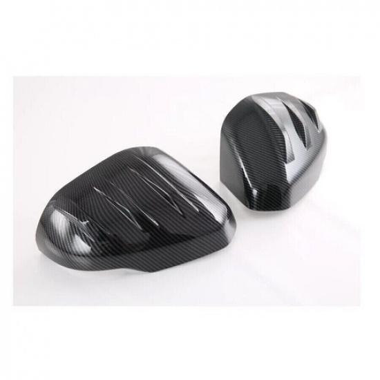 2PCS For Honda CRV CR-V -2024 Carbon Fiber Rear View Side Mirror Cover Trim