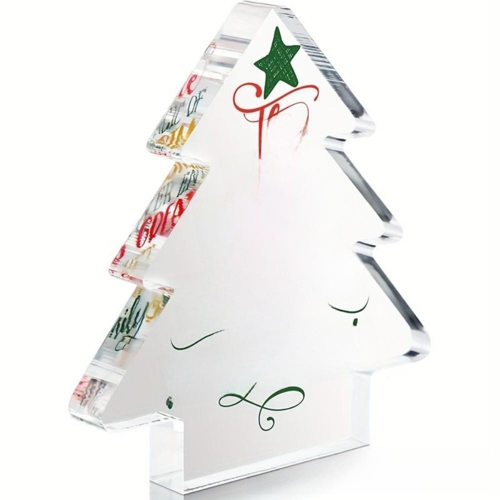 2D Flat Party Decoration Clear Acrylic Acrylic Centerpiece Acrylic Plaque Sign Bedside Table