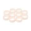 10Pcs Professional Barber Hair Shears Scissors Finger Rings Grips Inserts Soft Silicone Ring For Salon Barbers