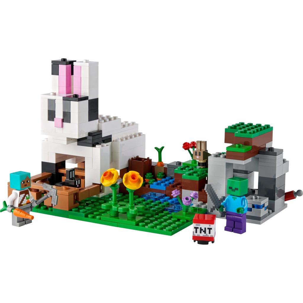 LEGO Minecraft Rabbit Farm 21181 Toy Block Present Video Game Animal Boys Girls Ages 8+