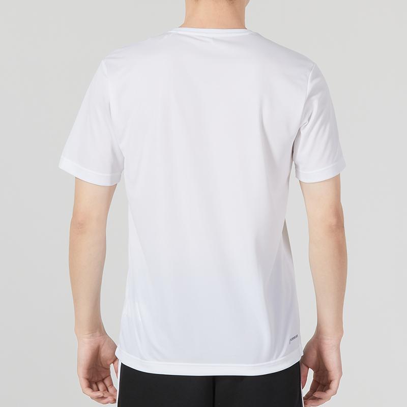 Adidas Tennis Fab Tee With Solid Logo Men Tops White HR8728