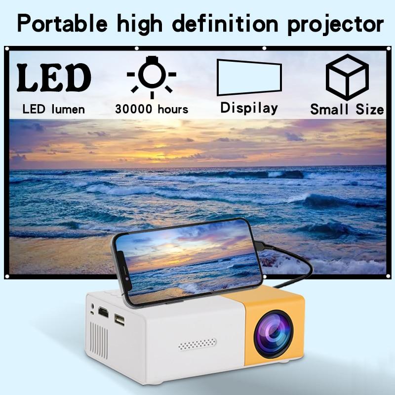 Mini Projector YG300 Pro LED Supported 1080P Full HD Television Portable Beamer Audio HDMI USB Outdoor Movie Video Projetor