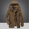 Winter Men Windproof Fleece Parkas Coat Thicken Warm Military Jacket Mens Overcoat Casual Parkas Windbreakers Men