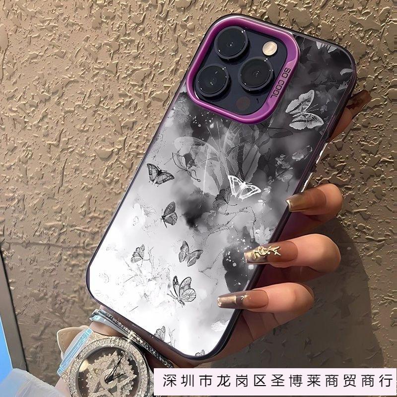 Diablo Butterfly for iPhone15promax mobile phone case Apple 16 matte 13/12/14 anti-drop XS