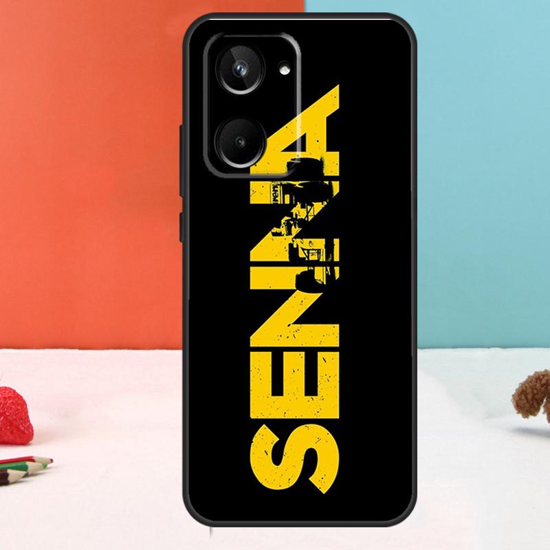Ayrton Senna For Realme C53 C55 C35 C33 C30 C25s C21Y C11 C15 GT Neo5 GT3 GT5 9 10 11 12 Pro Plus Case