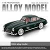 1:18 Mercedes-Benz 300SL Суперкар Литой Модель Автомобиля Звук и Свет Оттяжка Детская Игрушка Коллекционные Предметы Подарок на День Рождения