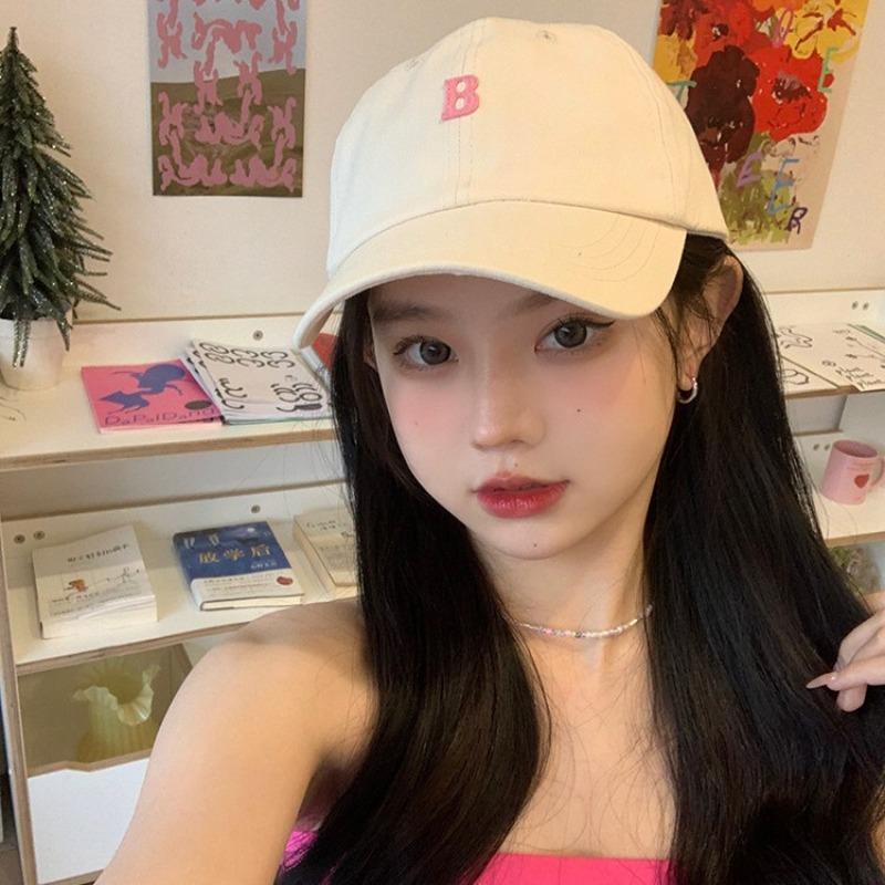 Шляпа Женская весенне-летняя модная бейсболка Маленькое лицо регулируемый однотонный универсальный солнцезащитный козырек