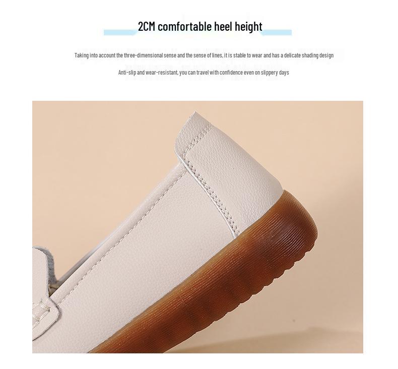 Женская осенняя обувь 2025 года, модные слипоны с нескользящей подошвой для мам, размеры 35-41