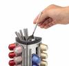 Brabantia Coffee Capsule HolderDispenser, 4.5" W x 4.5" D x 7.7" H, Dishwasher Safe, Tower Stand, Product Number: 418709