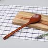Круглая лопатка для жарки и кулинарная лопатка из палисандра с лаковым покрытием