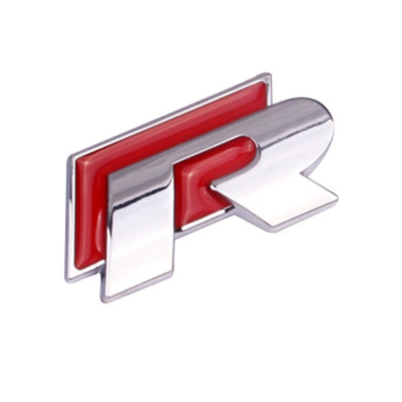 JPO1 3D Metal Car Grilles Emblem Auto Trunk Fender Mark Label Stickers For VW GTI Polo Golf Passat Tiguan Arteon Touareg CC Taigo GTE