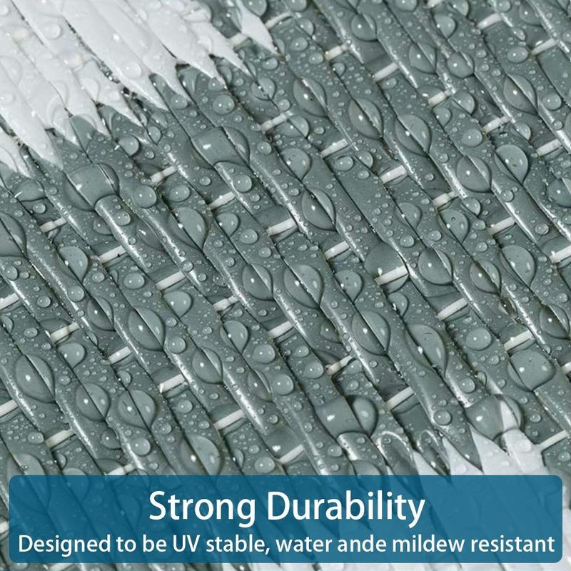 Уличные коврики для патио, двусторонний, легко очищаемый ковер для патио, портативный удобный тканый уличный ковер