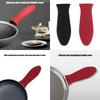 2PCS Thickened Silicone Hot Handle Covers for Pot and Pan Heatproof Kitchen Accessories Antislip Sleeve Easy To Clean