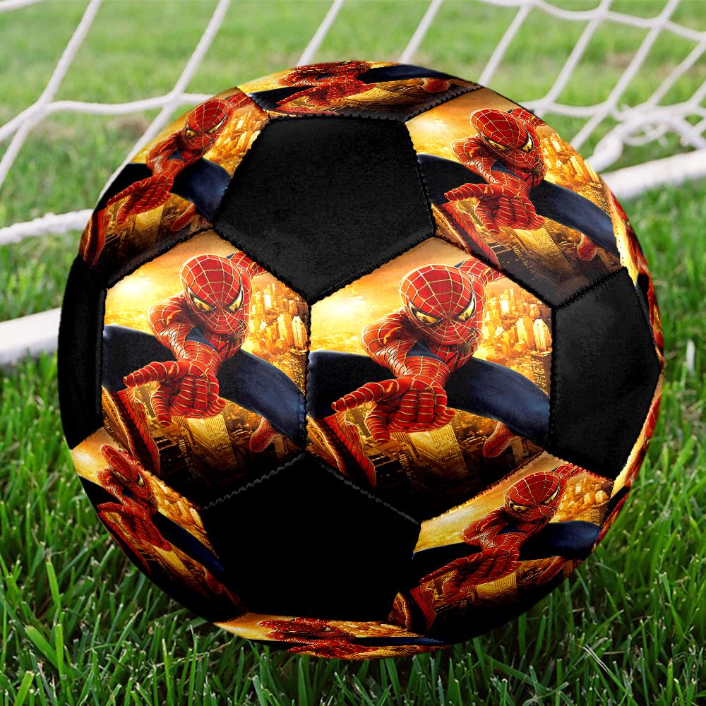 Spider Man Theme Size 5 Soccer Ball, Suitable for Both Indoor and Outdoor Matches, a Gift Suitable for Everyone.
