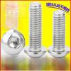 Iron Nickel-Plated Hex Socket Round Head Bolt, Grade 10.9, Available In M3, M4, M5, M6, M8 Sizes