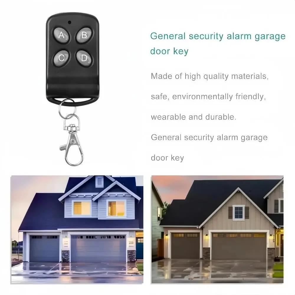 5/10Pcs 433Mhz RF Garage Door Remote Control Duplicator 4 Keys Fixed Code Grabber Clone Gate Key Fob Command Hand Transmitter