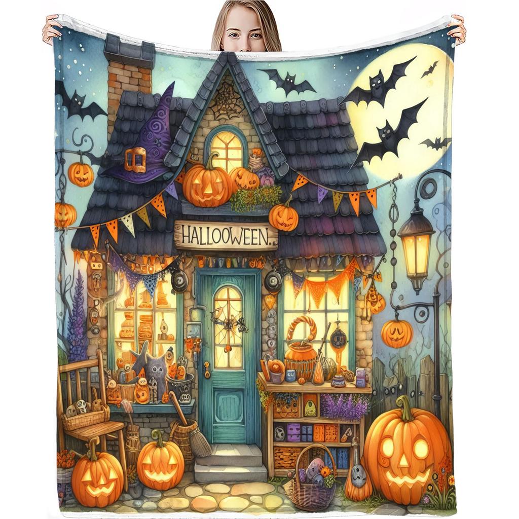 Halloween Print Blanket