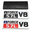 IFORCE 5.7L V8 логотип автомобильные наклейки авто значок эмблема наклейки для игрушек/ota Tundra Prado Corolla Highlander Venza Hiace Previa SEQUOIA