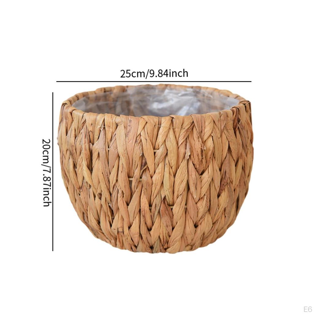 Крышка цветочного горшка, держатель для растений, украшение для показа сухих цветов, плетение искусственных корзин