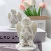 1 Ангел-молитвенник, статуэтка, 3D-печать, Скульптура ангела на коленях, Украшение, Ангел-девочка, Декоративное украшение, Художественная статуэтка ангела