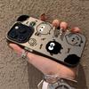 Популярный чехол для телефона Apple 15promax, цветное серебряное нанесение, пара животных, 14, смешной xsIMD, защитный чехол