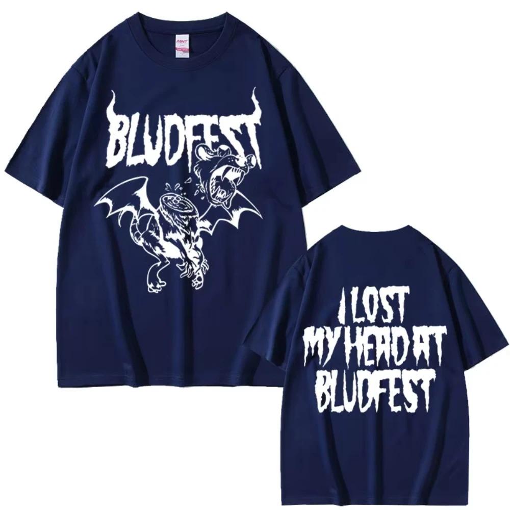 Yungblud Bludfest Merch TShirt Unisex Fashion Rock Short Sleeve Unisex Casual Pure Cotton Loose Fashion Women And Unisex Tshirts