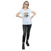 Harry Potter Womens/Ladies Hogwarts Painted Crest Cotton T-Shirt