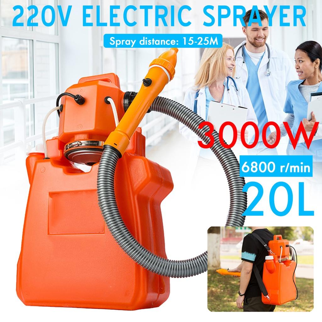 3000 Вт 20 л Электрический ULV Распылитель-генератор тумана Убийца комаров Машина для дезинфекции Атомайзер инсектицида Борьба с наркотиками Дальность распыления 25 м