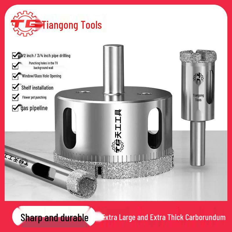 Tiangong Glass & Tile Hole Saw for Drilling and Enlarging Marble and Tile Holes